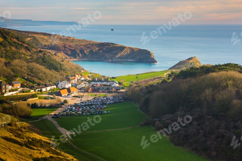 Preview: Sunset in Durdle door, United Kingdom