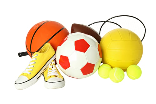 Preview: PNG, Different balls, isolated on white background