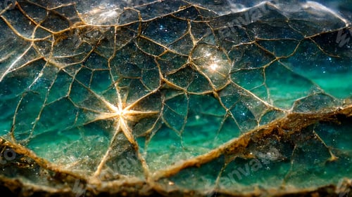 Preview: Close-up view background of the cracked gemstones underwater - Digital Generate Image