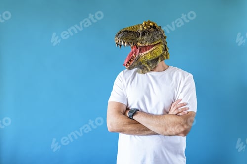 Preview: dinosaur-headed man