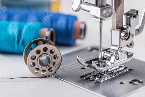 Preview: Detail of sewing machine