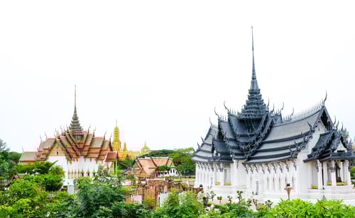 Preview: Palaces in Ancient City of Samut Prakan in Thailand.