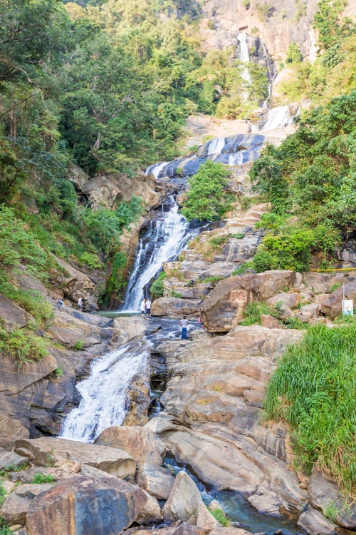 Preview: Ravana Falls in a green forest
