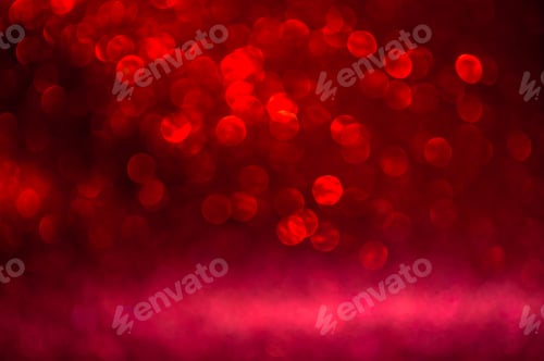 Preview: Soft image abstract bokeh dark red with light background.Red,maroon,black color night light elegance
