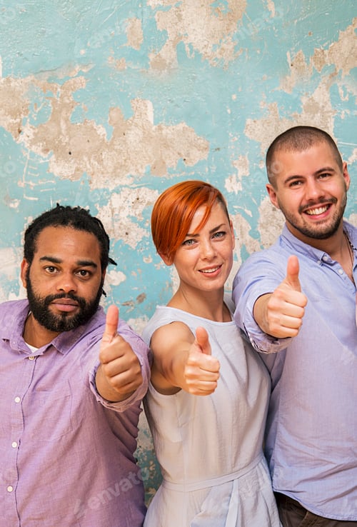 Preview: Young multiethnic people