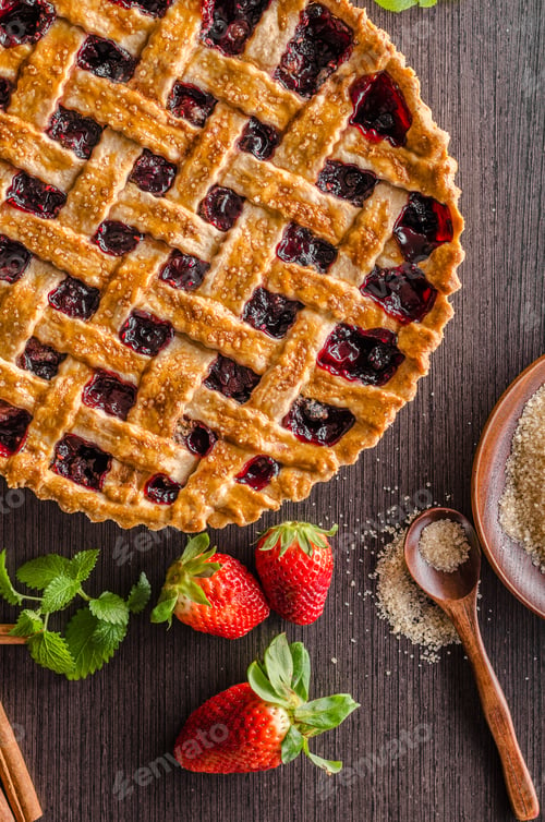 Preview: Berries rustic tart
