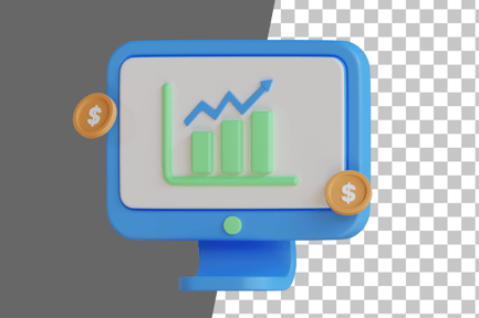 Preview: Business Profit 3D Icon
