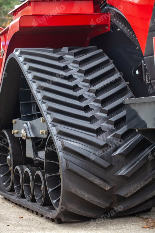 Preview: Closeup shot of agricultural machinery details