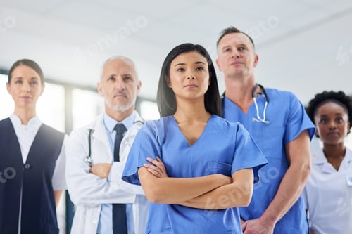 Preview: Your health is our priority. Cropped shot of doctors in the hospital.