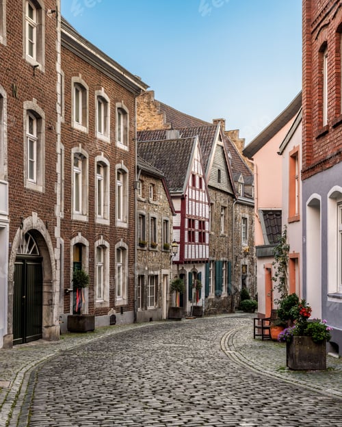 Preview: Charming old town of Stolberg in North Rhine-Westphalia, Germany