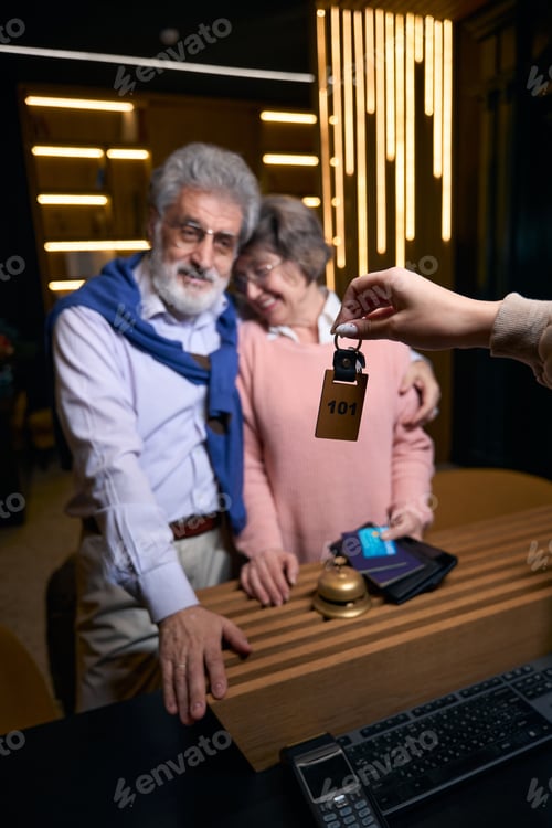 Preview: Happy grandparents get the keys to the reception