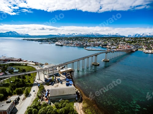 Preview: Bridge of city Tromso, Norway
