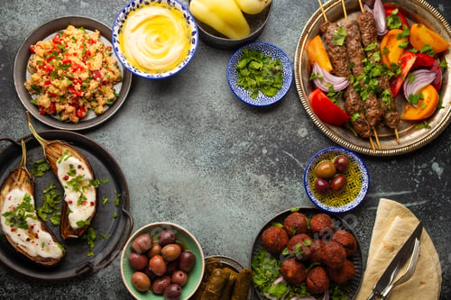 Preview: Middle eastern dinner table