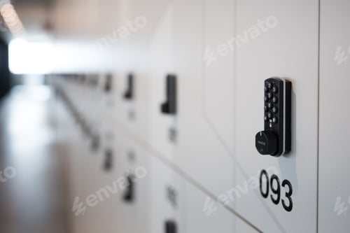 Preview: Row of storage lockers