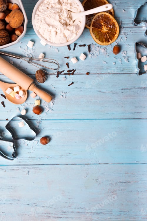 Preview: Christmas food background