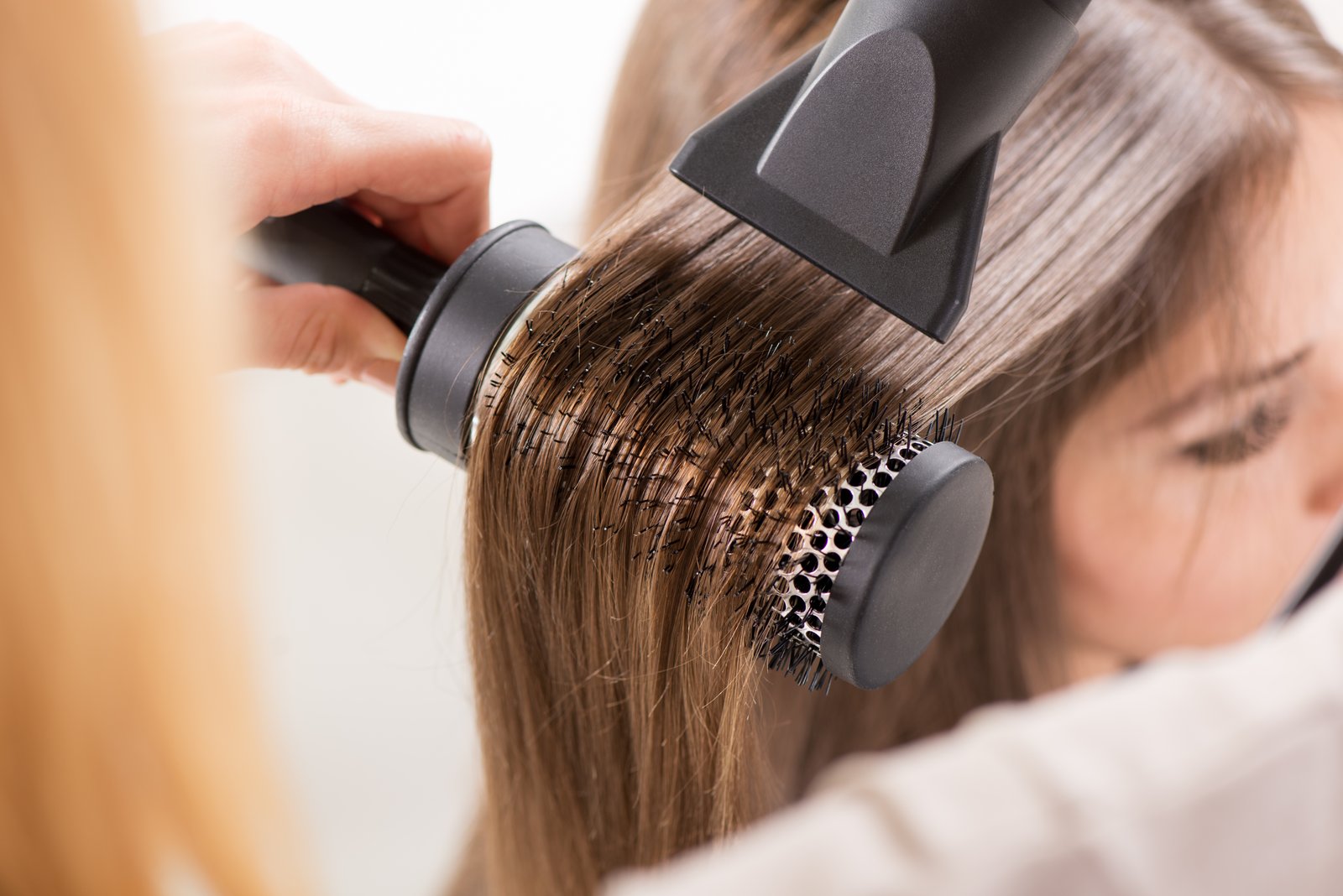 A well-maintained blowout, the result of consistent at-home care, not just salon visits