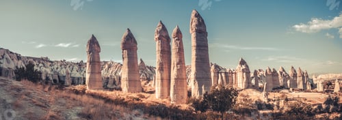 Preview: Panoramic view of Love valley in Turkey