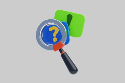Preview: Question and exclamation magnifying glass