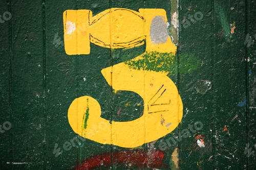 Preview: Detail of number 3 green door in ship painters yard