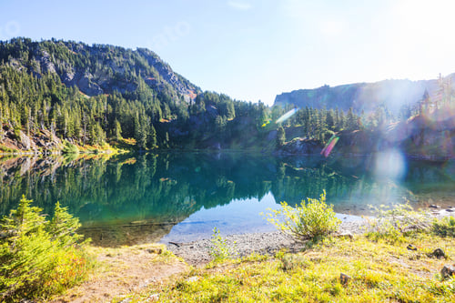 Preview: Mountains lake