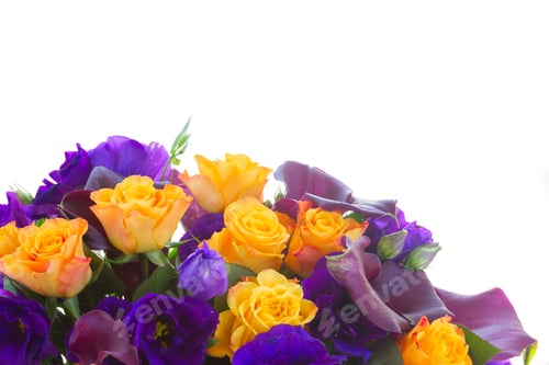 Preview: Calla lilly and eustoma flowers