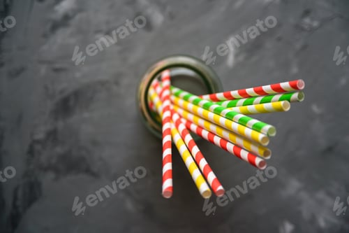 Preview: Paper straw of different colors