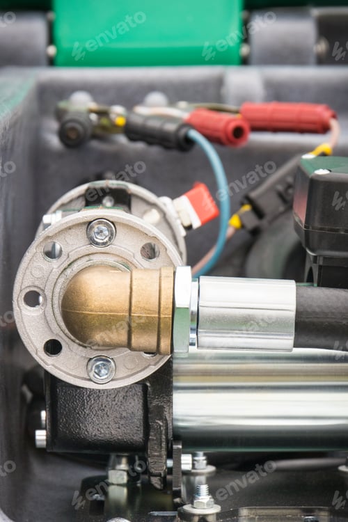 Preview: Part of hydraulic or pneumatic mechanism in machine. Technology