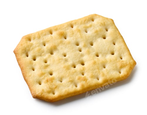 Preview: cracker on white background