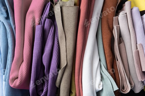 Preview: Pastel Knit Textures and Soft Fabric Drapes