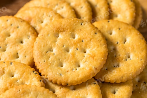 Preview: Healthy Brown Round Whole Wheat Crackers