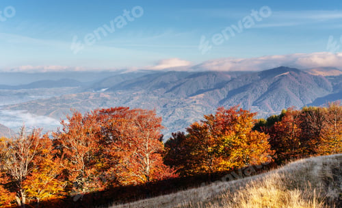 Preview: Autumn in mountain, amazing landscape