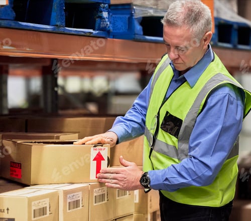 Preview: Good work is obvious. Great work is transparent. Shot of a mature man working in a warehouse.