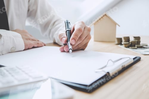 Signing Documents for Real Estate Investment and Finance
