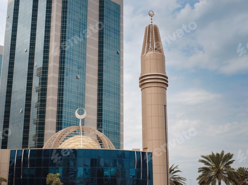 Preview: Beautiful view of the skyscrapers of Abu Dhabi