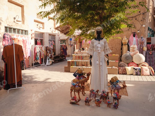 Preview: 20 March 2023, Dubai, UAE: Al Seef old town village in Dubai