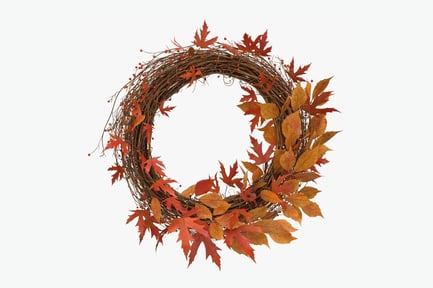 Preview: Festive Autumn Leaf Wreath