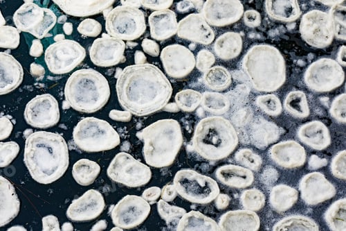 Preview: Nature Background Abstract of Sea Ice Pans Forming