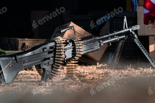 Preview: clasic war rifle on a war war camp