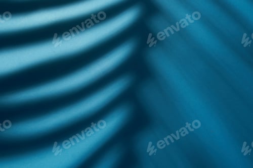 Preview: Beautiful monstera leaves shadow colored background in artificial light