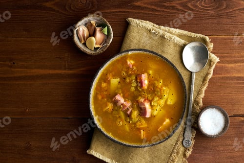 Preview: Nominated ☀️Winter hot soup with chopped green peas