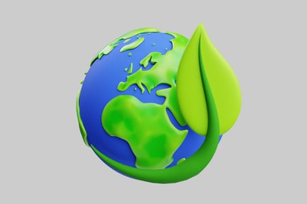 Aperçu: Concept d'environnement Terre avec feuilles