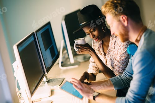 Preview: Software engineers working on project and programming in company