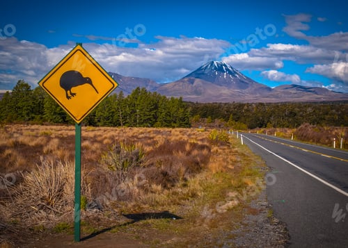 Preview: Kiwi sign in NZ landscape
