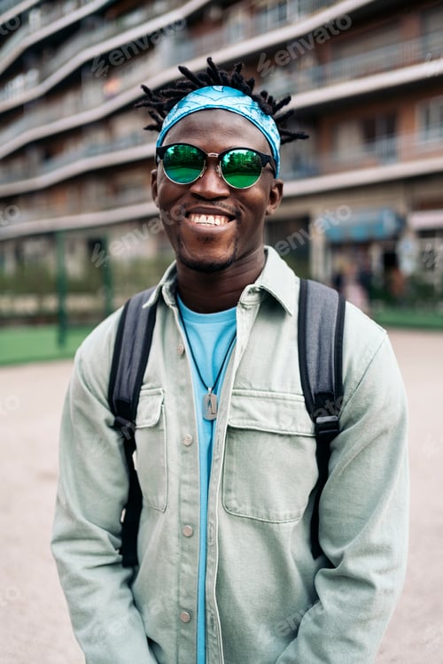 Preview: Happy African Man Portrait