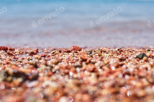 Preview: Close up of sea or ocean sand beach as background