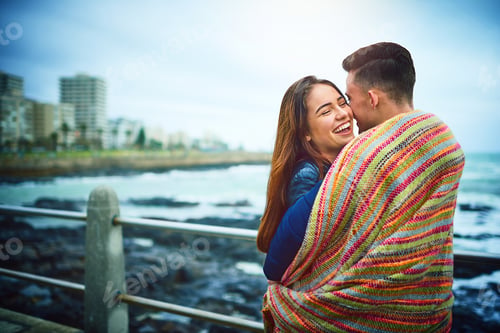 Preview: Shot of a happy young couple spending a romantic day together outdoors