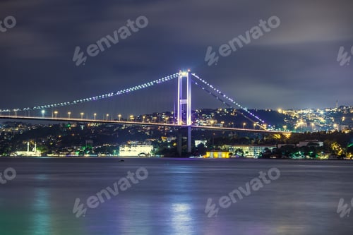Preview: Bosphorus Bridge at night, Istanbul