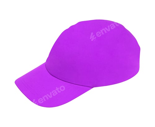 Preview: purple baseball hat isolated on white