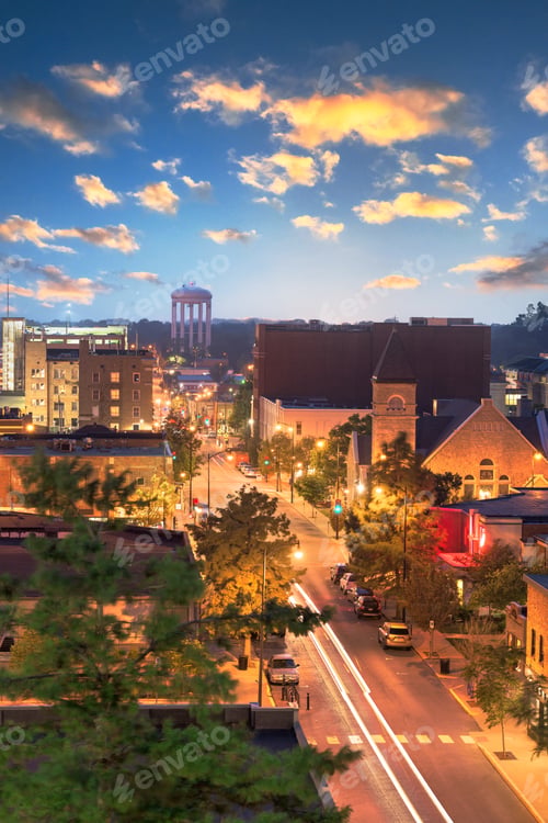 Preview: Columbia, Missouri, USA downtown city skyline