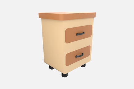 Preview: Drawer Organizer Tray 3D Illustration